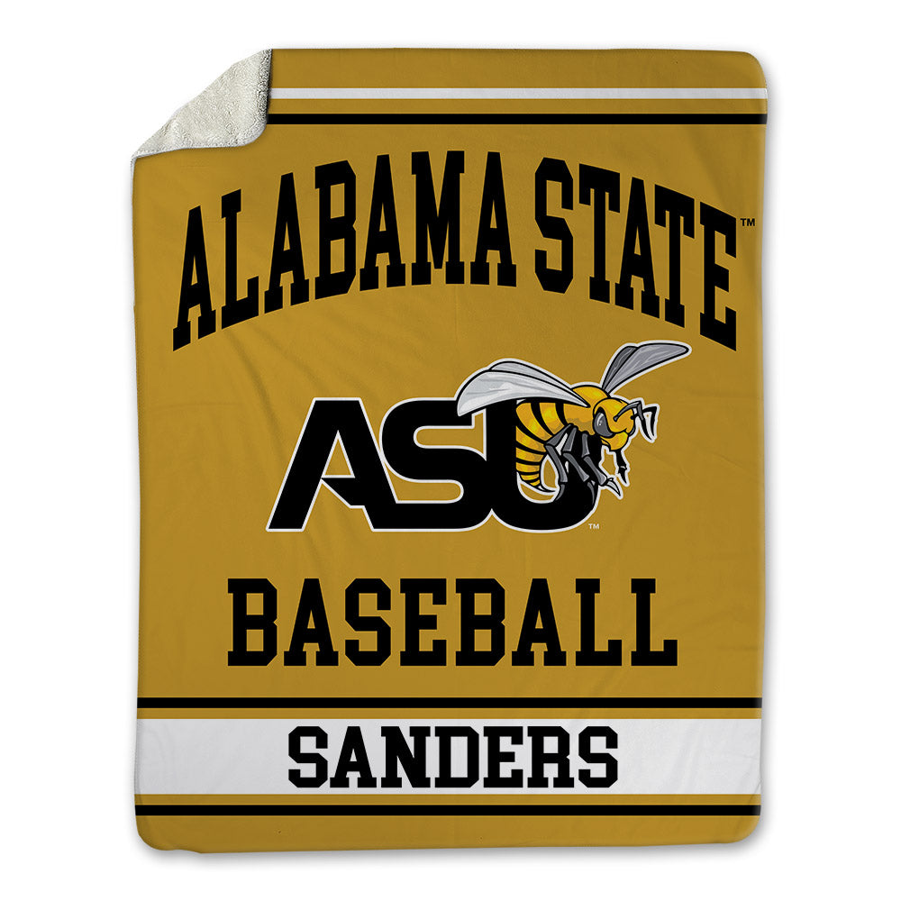 Alabama State - NCAA Baseball : Caleb Sanders - Blanket-0