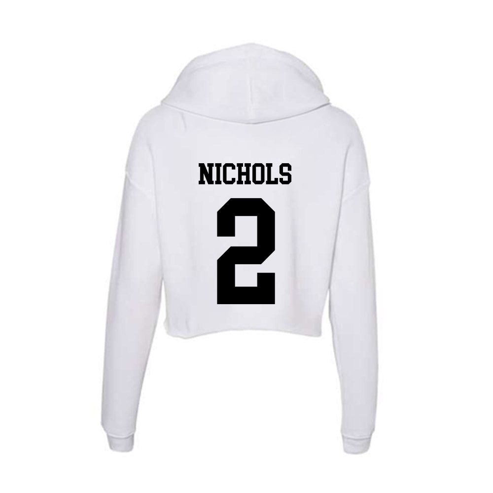 Alabama State - NCAA Football : Ricky nichols - Classic Shersey Women's Crop Fleece Hoodie-1