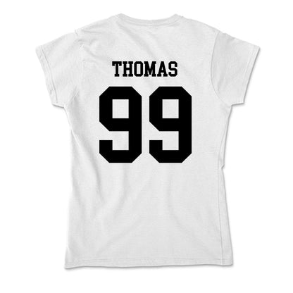 Alabama State - NCAA Football : Dezmon Thomas - Classic Shersey Soft Style Women’s T-Shirt-1