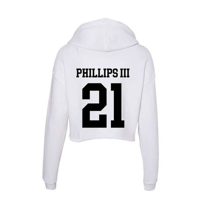 Alabama State - NCAA Football : Tre Phillips III - Classic Shersey Women's Crop Fleece Hoodie-1