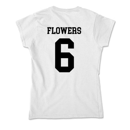 Alabama State - NCAA Women's Basketball : NyKeria Flowers - Classic Shersey Soft Style Women’s T-Shirt-1