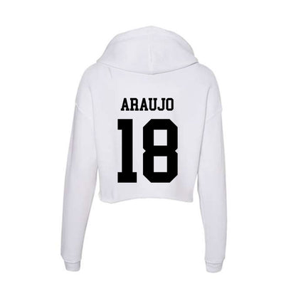 Alabama State - NCAA Baseball : Caio Araujo - Classic Shersey Women's Crop Fleece Hoodie-1