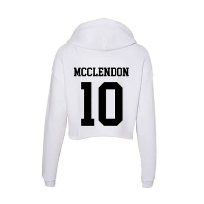 Alabama State - NCAA Women's Basketball : Charlese McClendon - Classic Shersey Women's Crop Fleece Hoodie-1