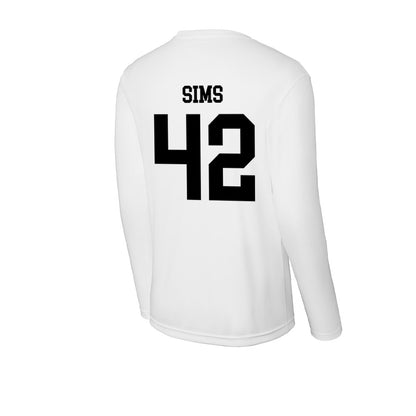 Alabama State - NCAA Football : Tashaun Sims - Classic Shersey Activewear Long Sleeve T-Shirt-1