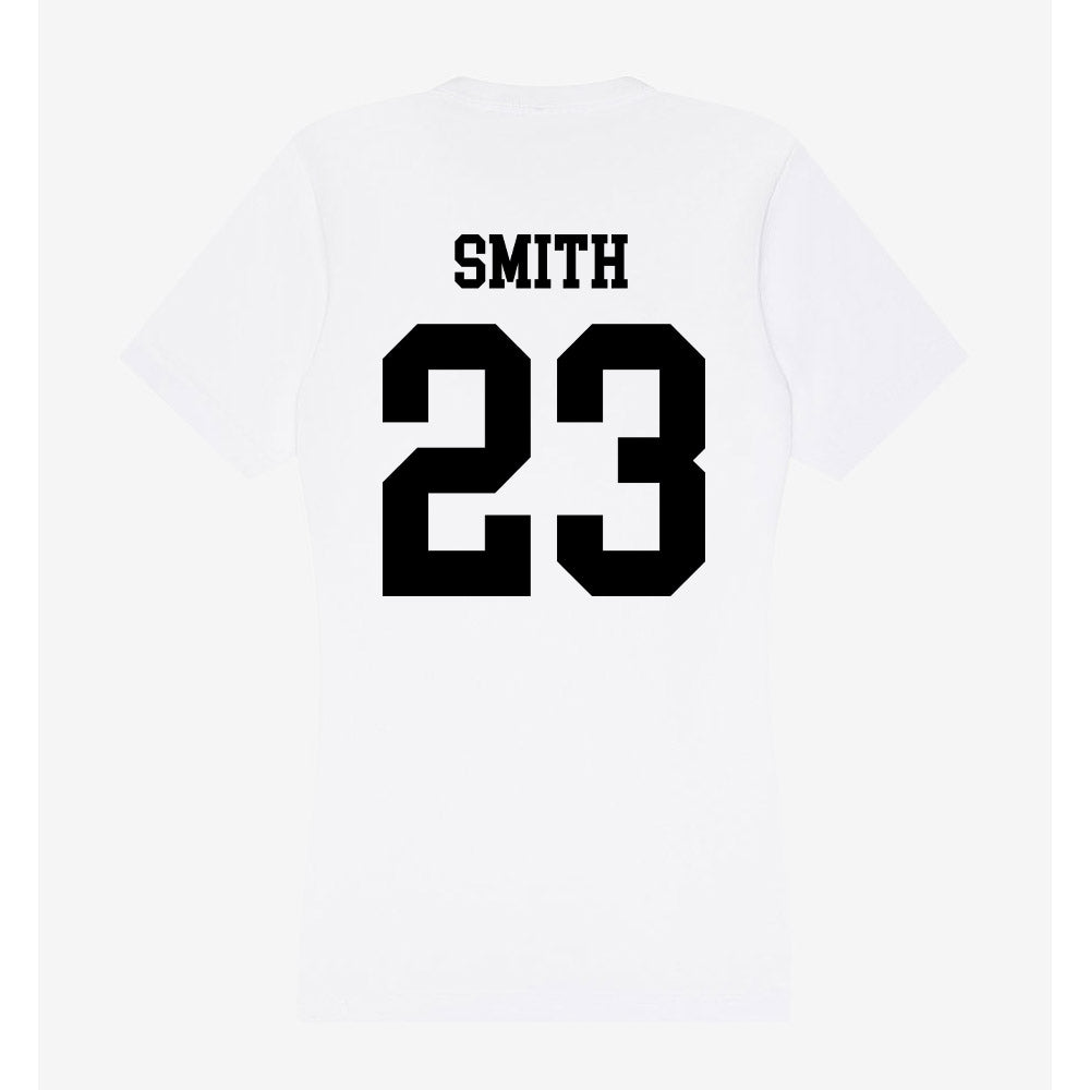 Alabama State - NCAA Women's Basketball : Taylor Smith - Classic Shersey Women's V-Neck T-Shirt-1