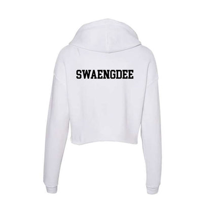 Alabama State - NCAA Men's Golf : Narabodin Swaengdee - Classic Shersey Women's Crop Fleece Hoodie-1