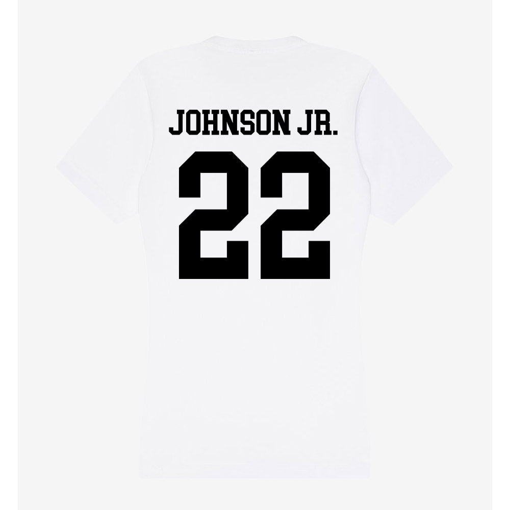 Alabama State - NCAA Football : Terence Johnson Jr. - Classic Shersey Women's V-Neck T-Shirt-1