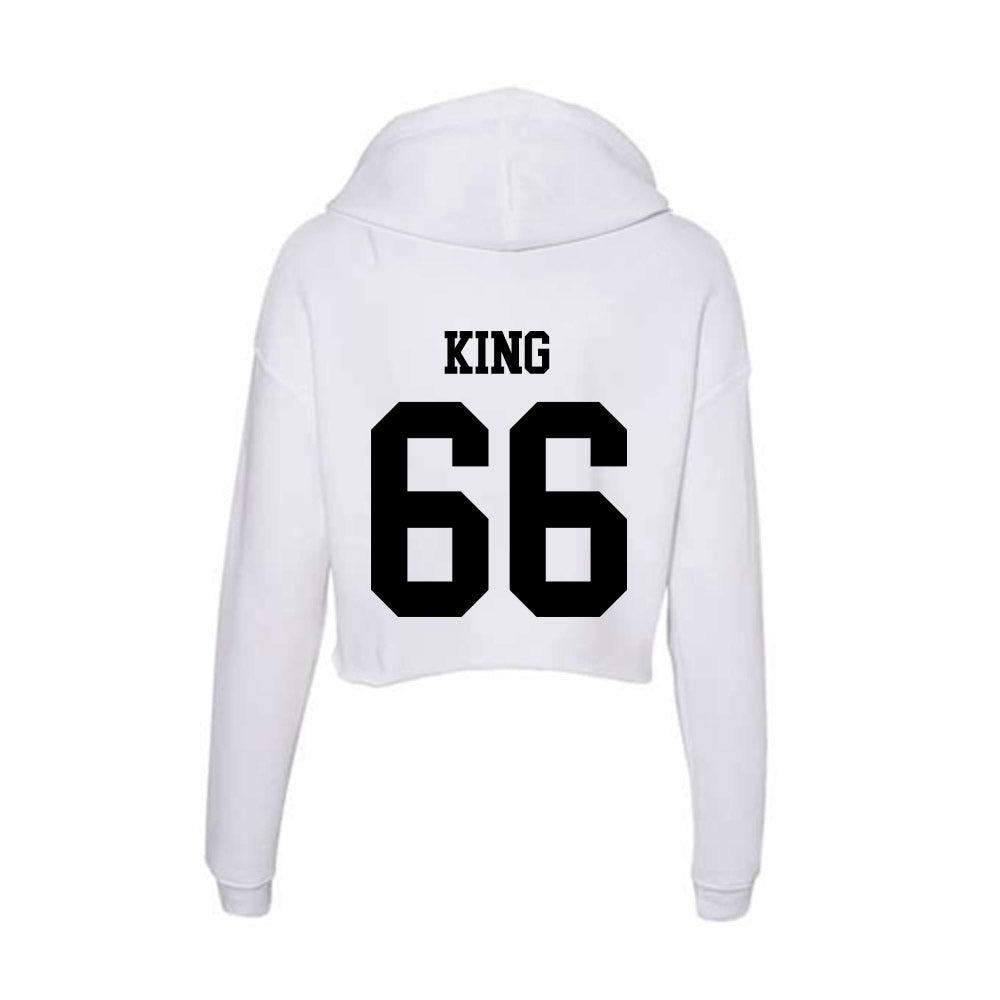 Alabama State - NCAA Football : Darrius King - Classic Shersey Women's Crop Fleece Hoodie-1