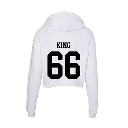 Alabama State - NCAA Football : Darrius King - Classic Shersey Women's Crop Fleece Hoodie-1