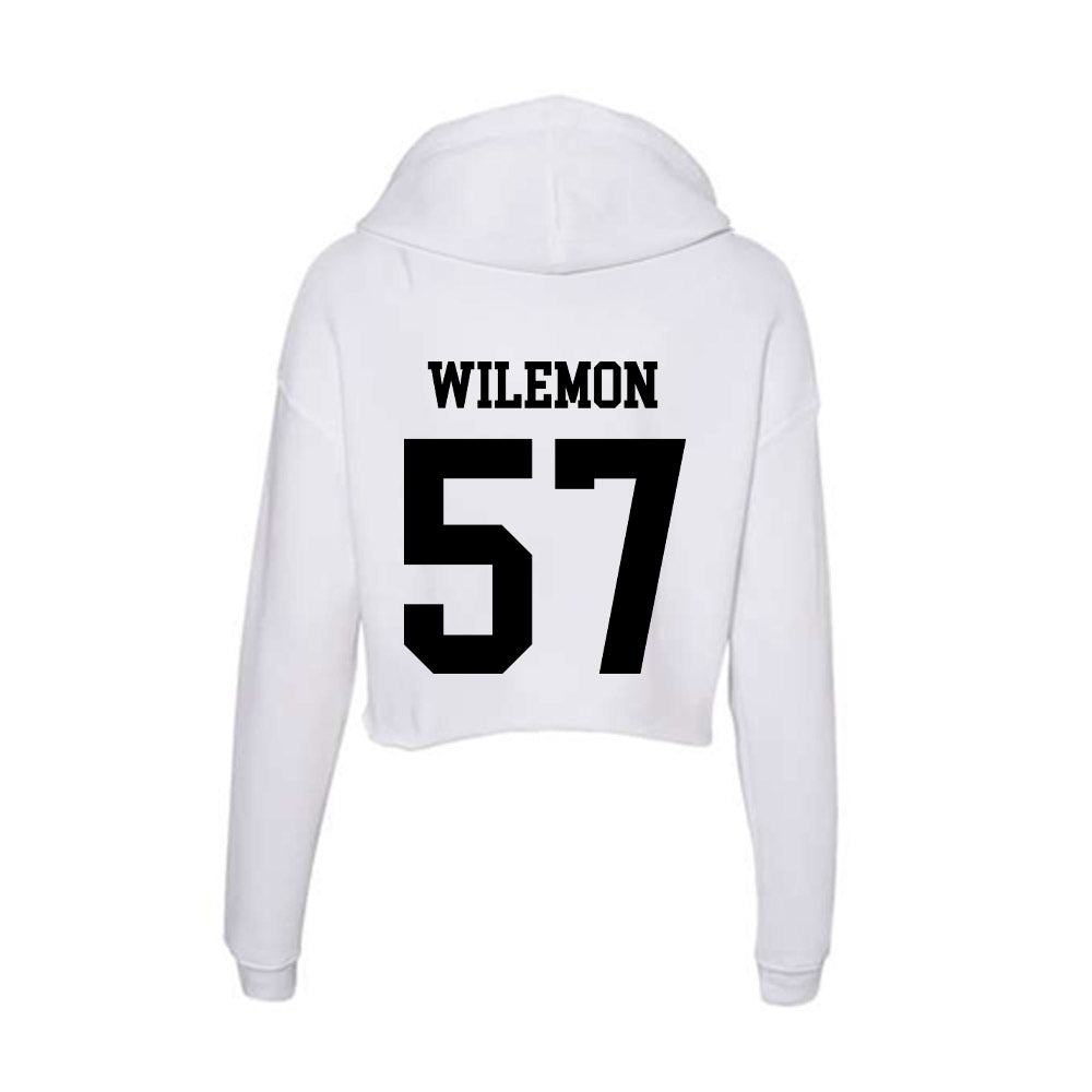 Alabama State - NCAA Football : Garrett Wilemon - Classic Shersey Women's Crop Fleece Hoodie-1