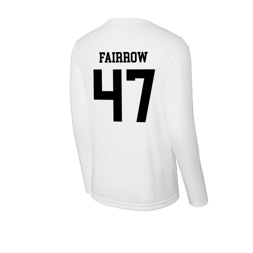 Alabama State - NCAA Football : Davier Fairrow - Classic Shersey Activewear Long Sleeve T-Shirt-1