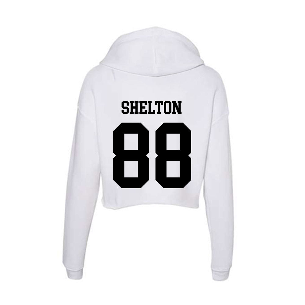 Alabama State - NCAA Football : Eldridge Shelton - Classic Shersey Women's Crop Fleece Hoodie-1