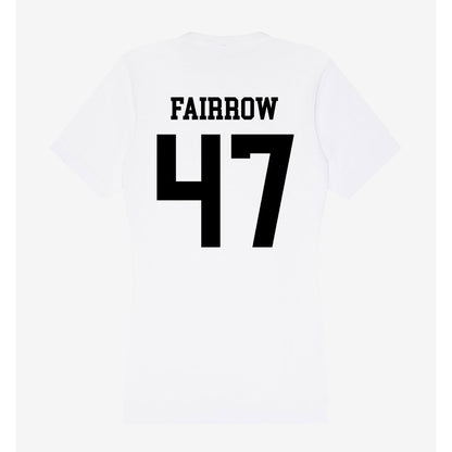 Alabama State - NCAA Football : Davier Fairrow - Classic Shersey Women's V-Neck T-Shirt-1