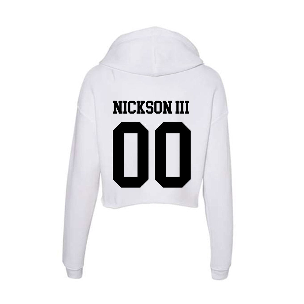 Alabama State - NCAA Football : Willie Nickson III - Classic Shersey Women's Crop Fleece Hoodie-1