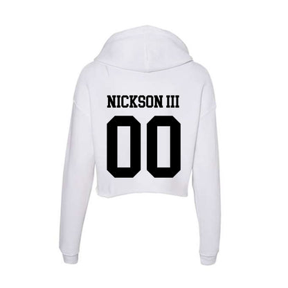 Alabama State - NCAA Football : Willie Nickson III - Classic Shersey Women's Crop Fleece Hoodie-1