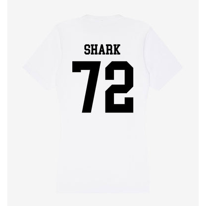 Alabama State - NCAA Football : Ian Shark - Classic Shersey Women's V-Neck T-Shirt-1