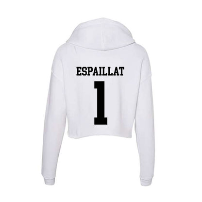 Alabama State - NCAA Baseball : Alex Espaillat - Classic Shersey Women's Crop Fleece Hoodie-1