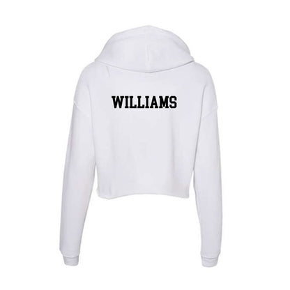 Alabama State - NCAA Women's Track & Field : Aliyah Williams - Classic Shersey Women's Crop Fleece Hoodie-1