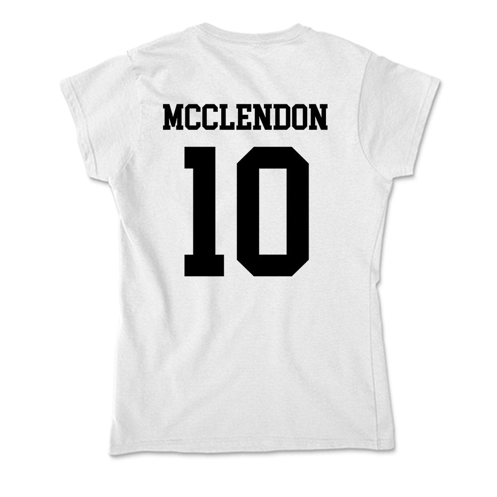 Alabama State - NCAA Women's Basketball : Charlese McClendon - Classic Shersey Soft Style Women’s T-Shirt-1