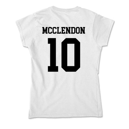 Alabama State - NCAA Women's Basketball : Charlese McClendon - Classic Shersey Soft Style Women’s T-Shirt-1