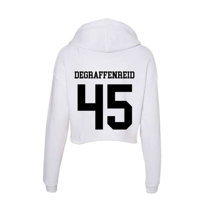 Alabama State - NCAA Football : Grant DeGraffenreid - Classic Shersey Women's Crop Fleece Hoodie-1