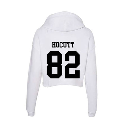 Alabama State - NCAA Football : Will Hocutt - Classic Shersey Women's Crop Fleece Hoodie-1