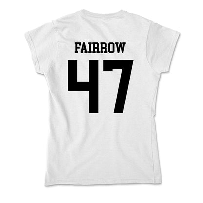 Alabama State - NCAA Football : Davier Fairrow - Classic Shersey Soft Style Women’s T-Shirt-1