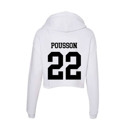 Alabama State - NCAA Softball : Kohana Pousson - Classic Shersey Women's Crop Fleece Hoodie-1