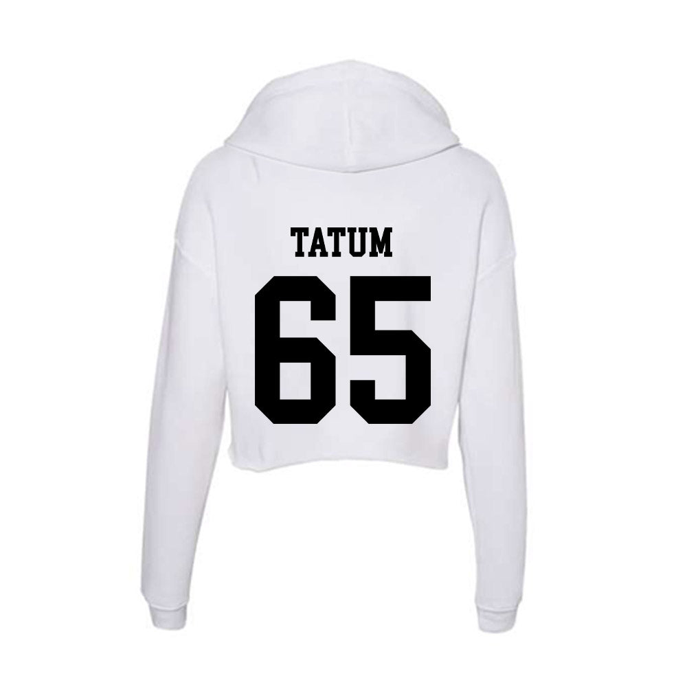 Alabama State - NCAA Football : Jvyon Tatum - Classic Shersey Women's Crop Fleece Hoodie-1