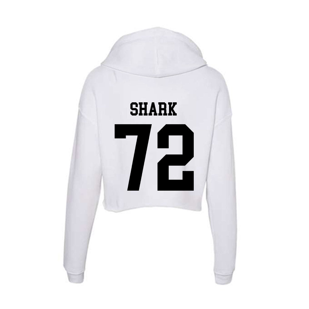 Alabama State - NCAA Football : Ian Shark - Classic Shersey Women's Crop Fleece Hoodie-1