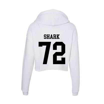 Alabama State - NCAA Football : Ian Shark - Classic Shersey Women's Crop Fleece Hoodie-1