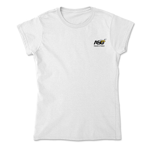 Alabama State - NCAA Men's Track & Field : Seth Stockton - Classic Shersey Soft Style Women’s T-Shirt-0