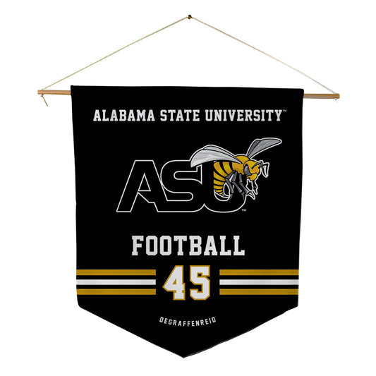 Alabama State - NCAA Football : Grant DeGraffenreid - Pennant - 18" x 21"-0