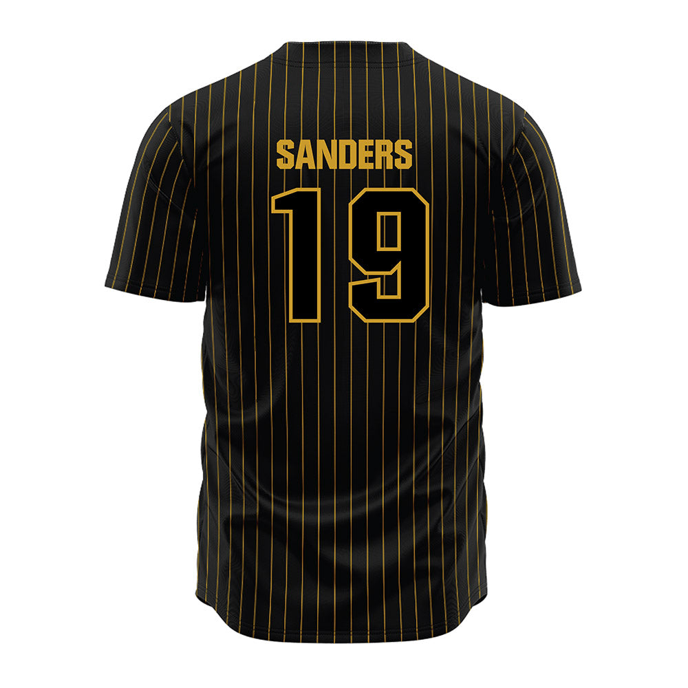 Alabama State - NCAA Baseball : Caleb Sanders - Black Jersey-1