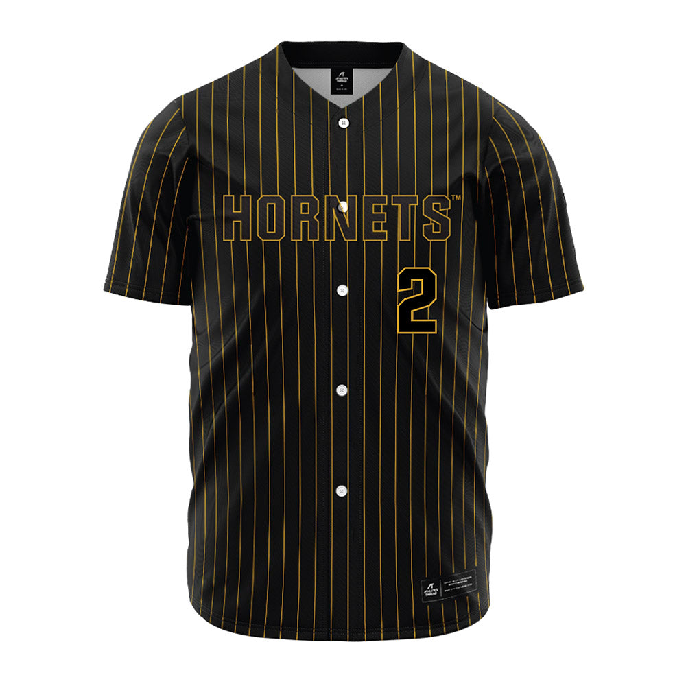 Alabama State - NCAA Baseball : Breydon Divine - Black Jersey-0