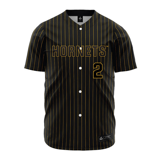 Alabama State - NCAA Baseball : Breydon Divine - Black Jersey-0