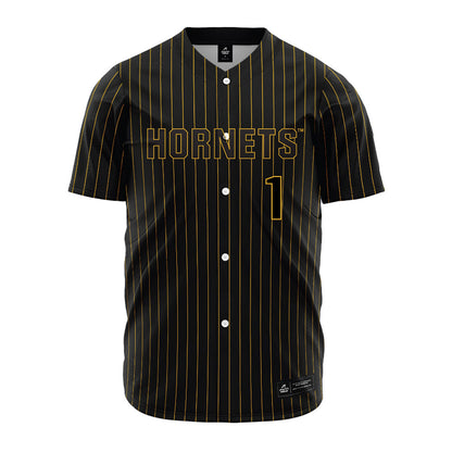 Alabama State - NCAA Baseball : Alex Espaillat - Black Jersey-0