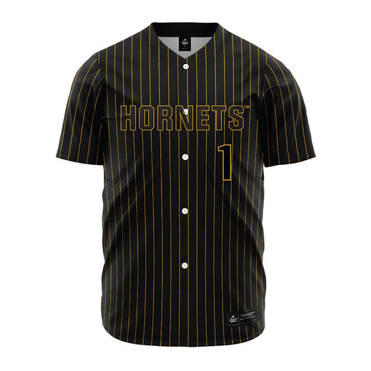 Alabama State - NCAA Baseball : Alex Espaillat - Black Jersey-0