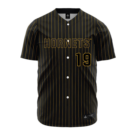 Alabama State - NCAA Baseball : Caleb Sanders - Black Jersey-0