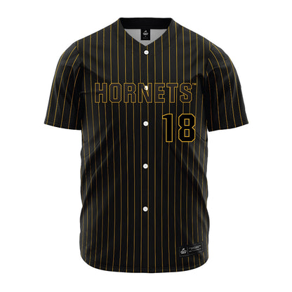 Alabama State - NCAA Baseball : Caio Araujo - Black Jersey-0