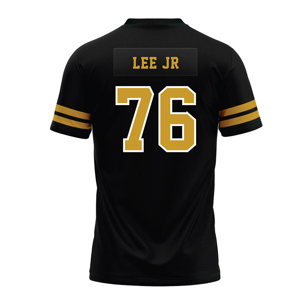 Alabama State - NCAA Football : Marvin Lee JR - Black Premium Football Jersey-1