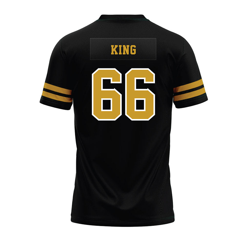 Alabama State - NCAA Football : Darrius King - Black Premium Football Jersey-1