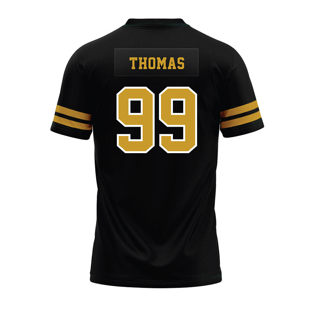 Alabama State - NCAA Football : Dezmon Thomas - Black Premium Football Jersey-1