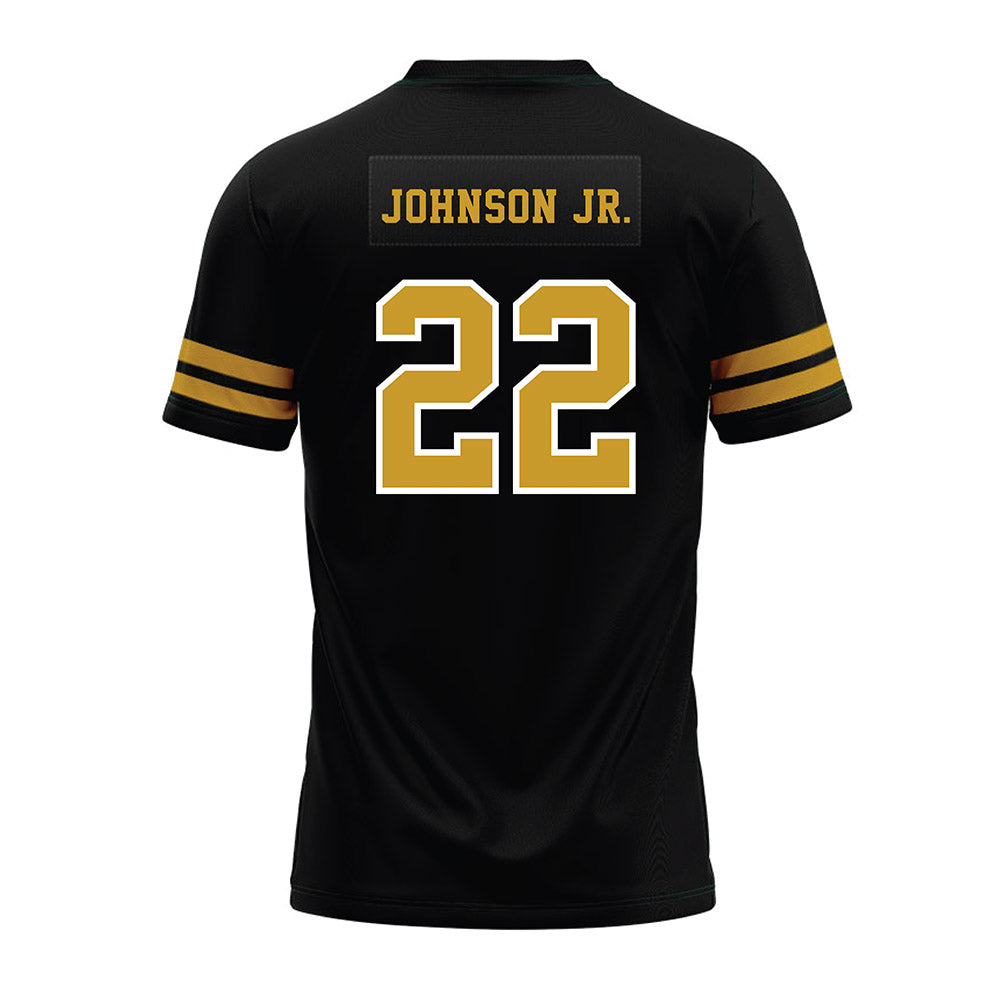Alabama State - NCAA Football : Terence Johnson Jr. - Black Premium Football Jersey-1