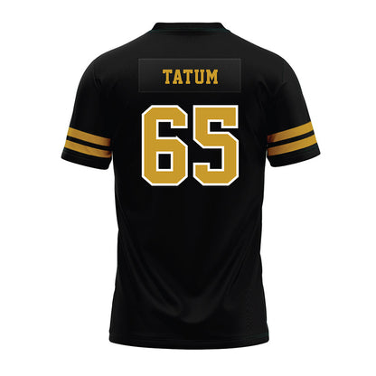 Alabama State - NCAA Football : Jvyon Tatum - Black Premium Football Jersey-1