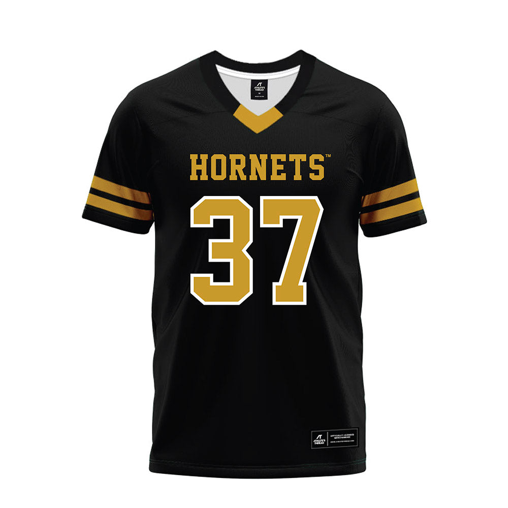 Alabama State - NCAA Football : Brandon Gilliam - Black Premium Football Jersey-0