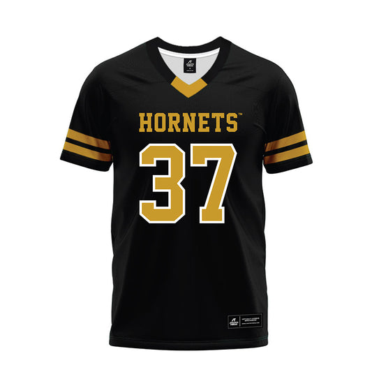 Alabama State - NCAA Football : Brandon Gilliam - Black Premium Football Jersey-0