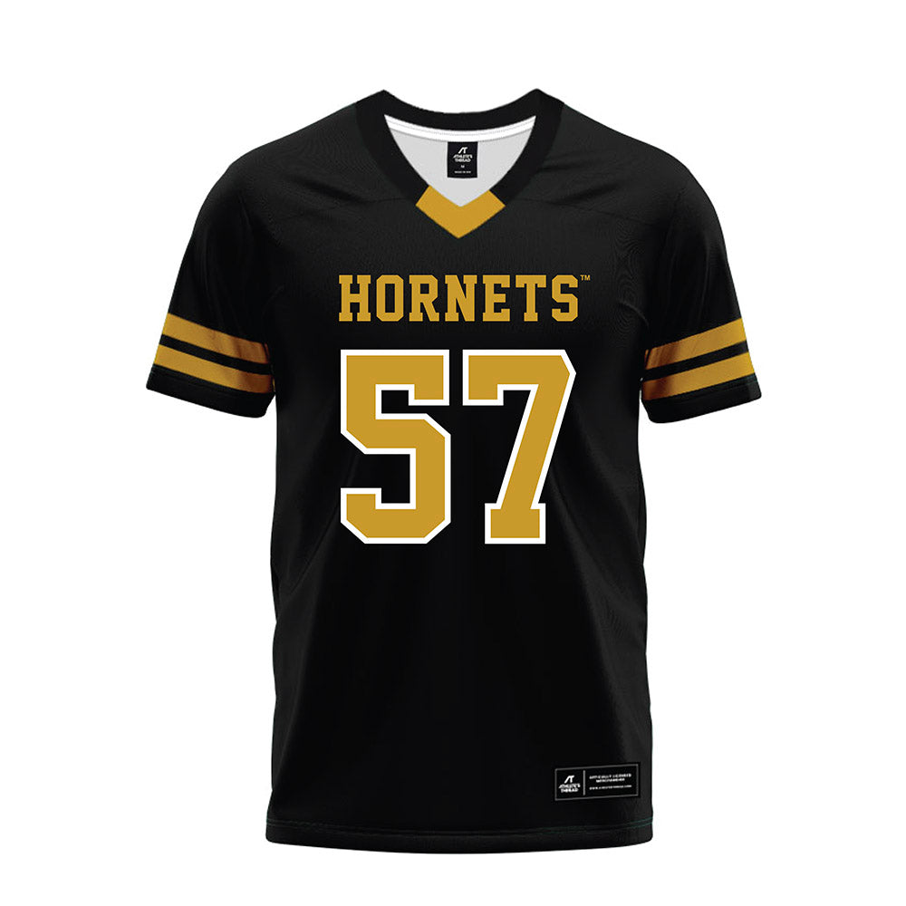 Alabama State - NCAA Football : Garrett Wilemon - Black Premium Football Jersey-0