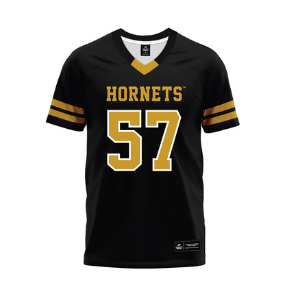 Alabama State - NCAA Football : Garrett Wilemon - Black Premium Football Jersey-0