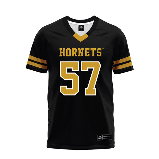 Alabama State - NCAA Football : Garrett Wilemon - Black Premium Football Jersey-0